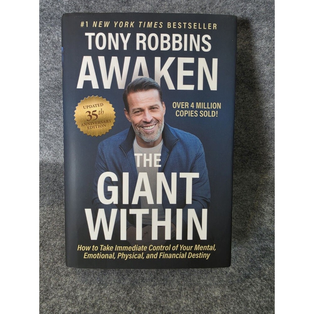 Tony Robbins Awaken the Giant Within 35th Anniversary Edition HardcoverUpdated